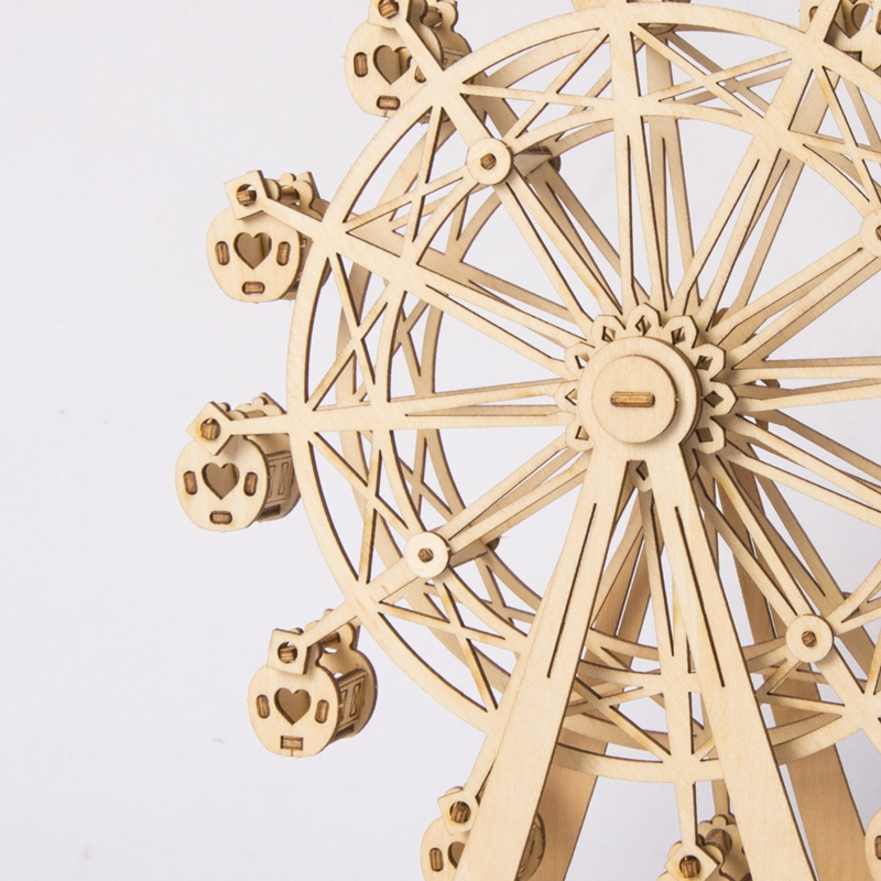 RoboTime Classical 3D Wooden Ferris Wheel Puzzle