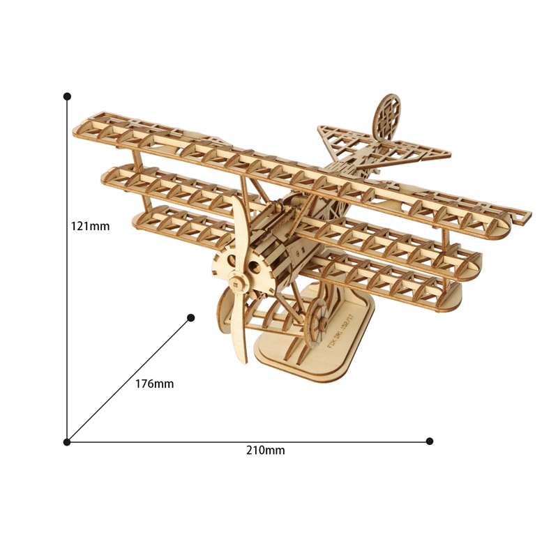 Robotime Airplane 3D Wooden Puzzle