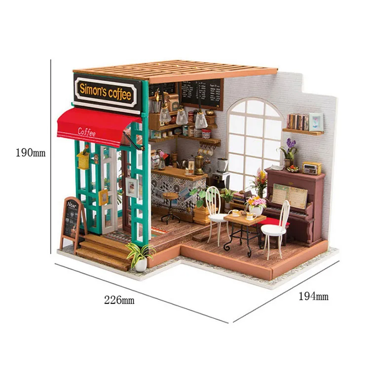 Simon’s Coffee DIY Miniature Dollhouse