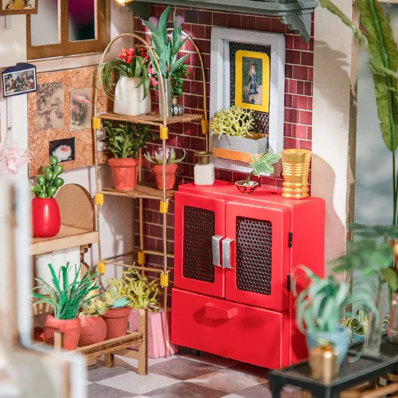 Robotime DIY Emily's Flower Shop Doll House