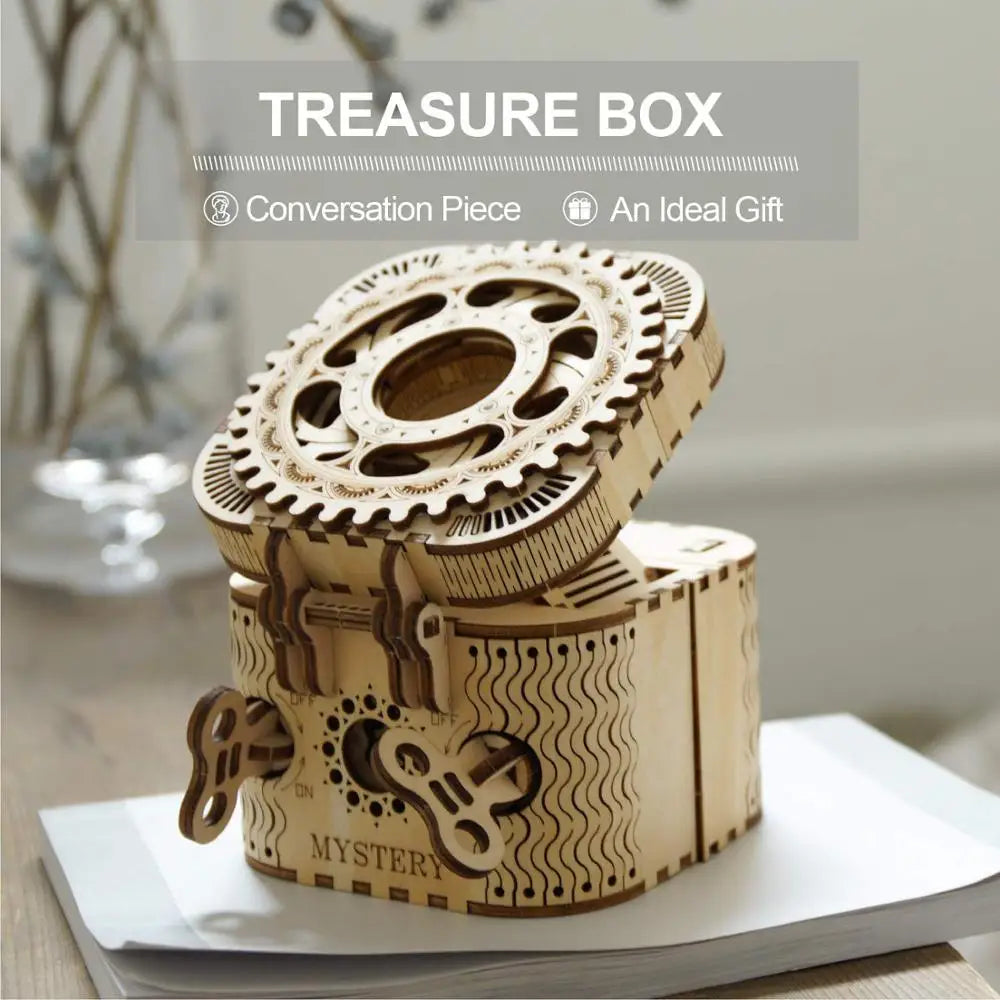 Wooden Wonder: Create a Functional Treasure Box with this DIY Puzzle