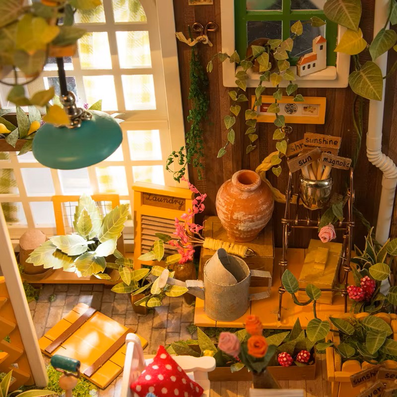 Miller's Flower DIY Miniature Wooden Dollhouse