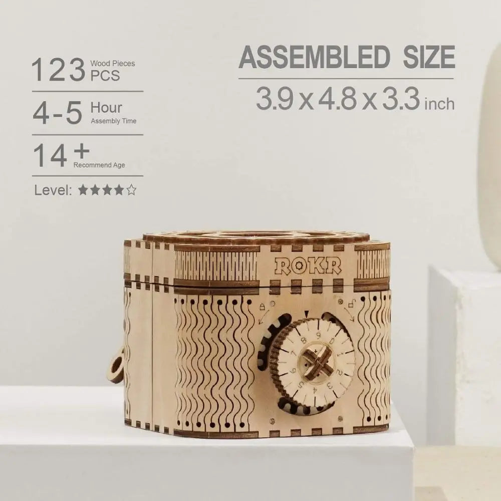 Wooden Wonder: Create a Functional Treasure Box with this DIY Puzzle