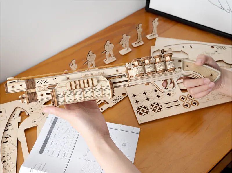 3D Wooden Puzzle Guard Shotgun Terminator M870