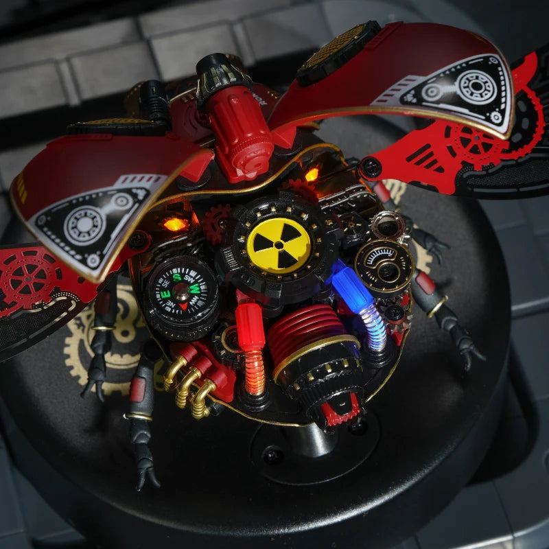 Scout Beetle Rokr 3D Puzzle with LED Light Steampunk Design