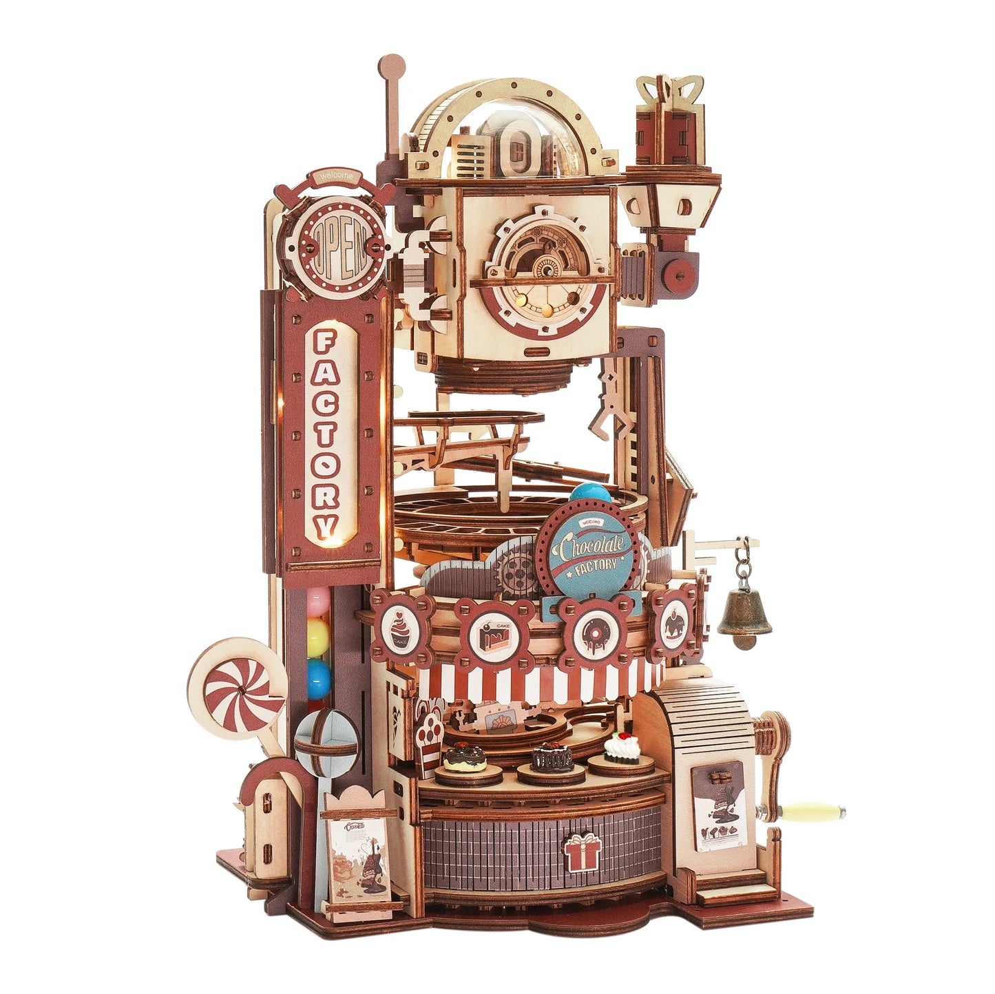 3D Wooden Puzzle Chocolate Factory