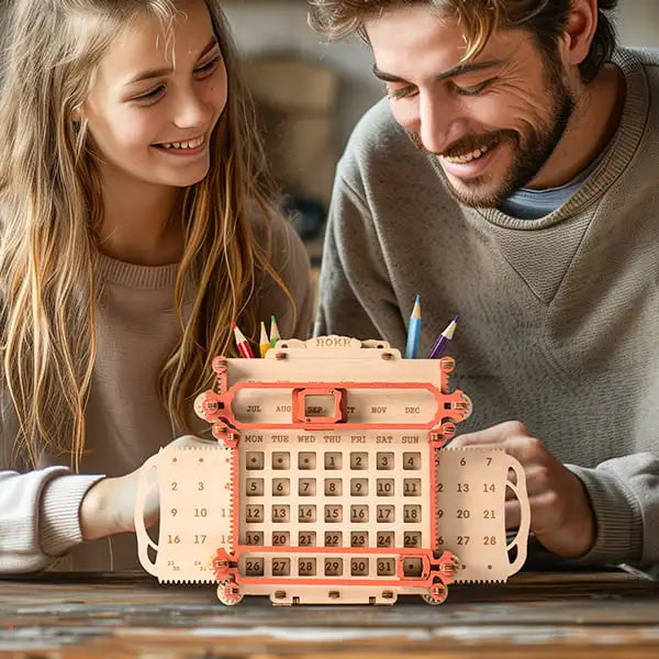 Penholder & Calendar - DIY Desk Decoration Building Kit