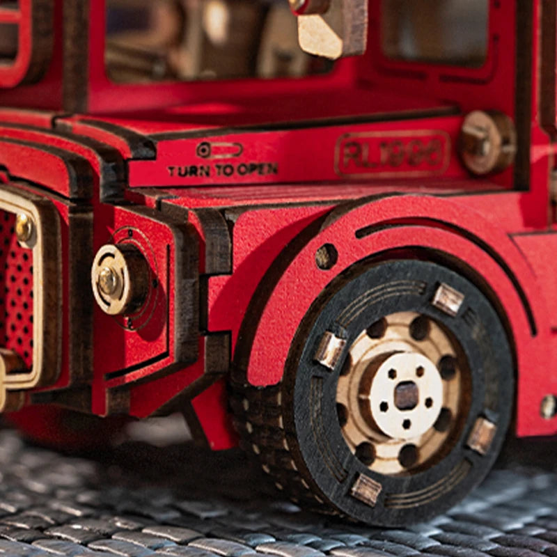 London Tour Bus - DIY 3D Wooden Puzzle