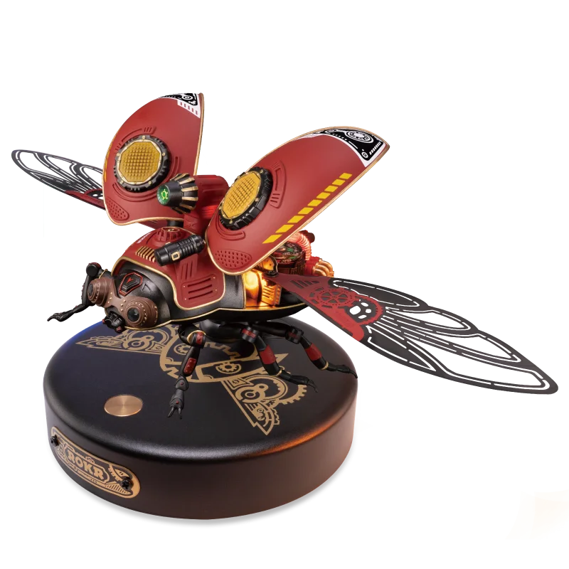 Scout Beetle Rokr 3D konstruktor LED-tuledega Steampunk disain
