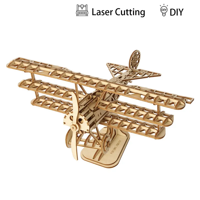 Robotime Airplane 3D Wooden Puzzle