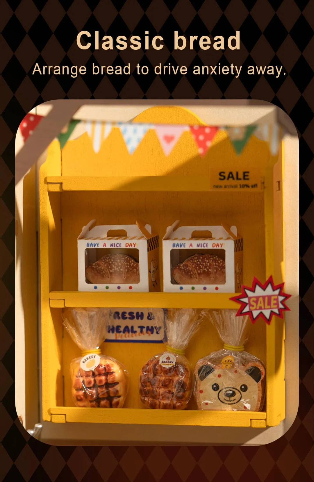 Baking House Delight DIY 3D Wooden Puzzle Kit