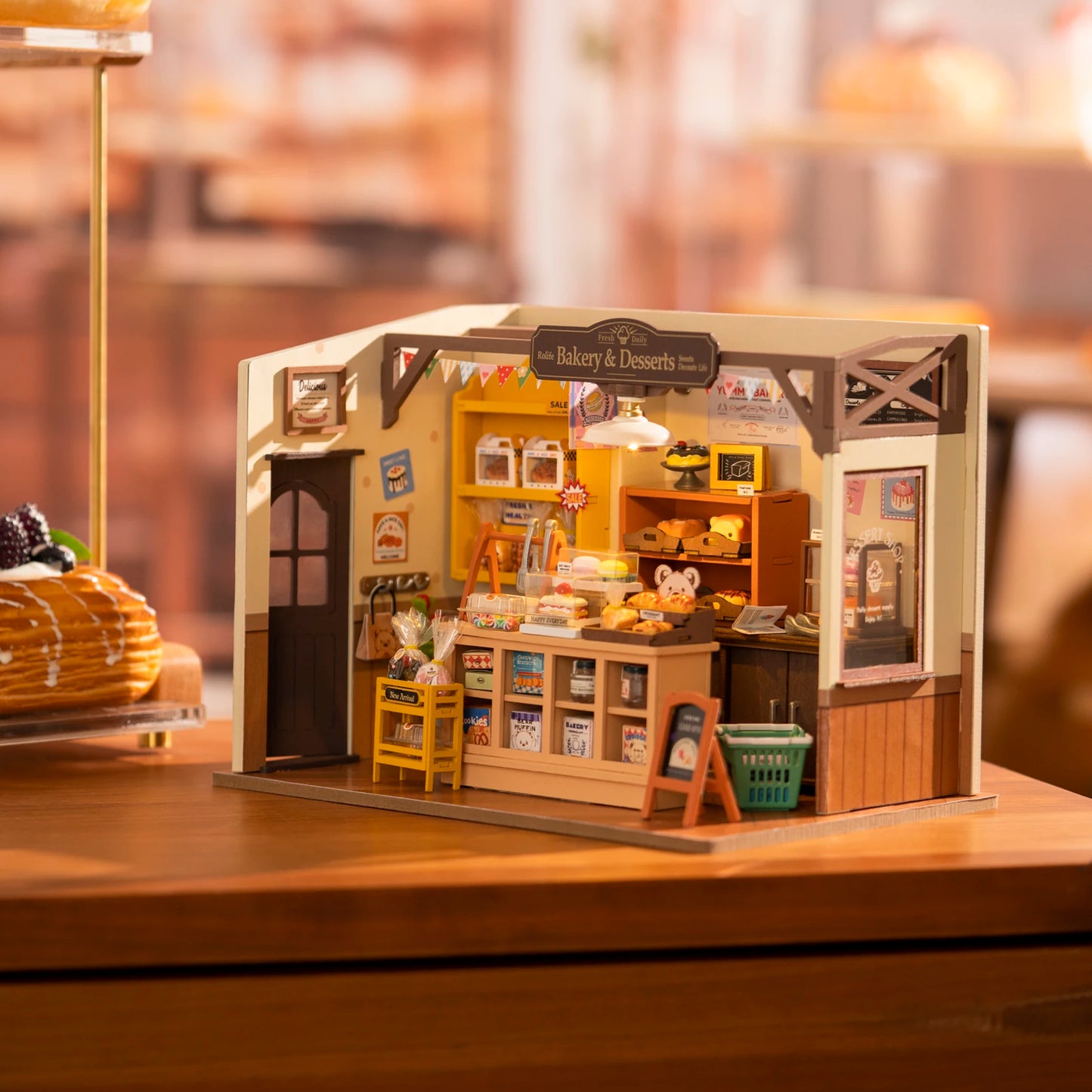 Baking House Delight DIY 3D Wooden Puzzle Kit