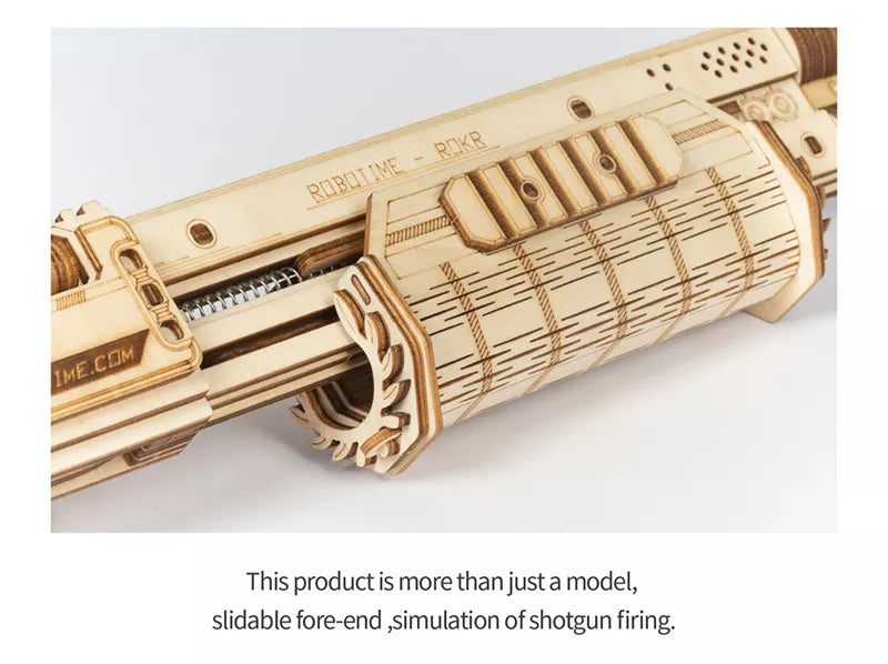 3D Wooden Puzzle Guard Shotgun Terminator M870