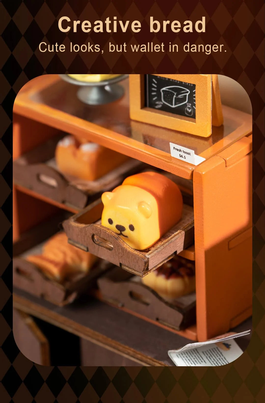 Baking House Delight DIY 3D Wooden Puzzle Kit
