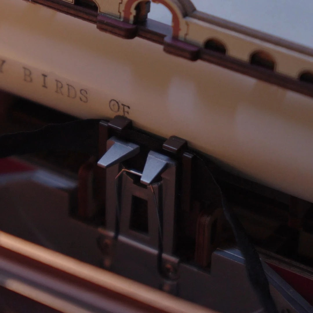 ROKR Magic Typewriter 3D Wooden Puzzle: Fairy-Tale Edition