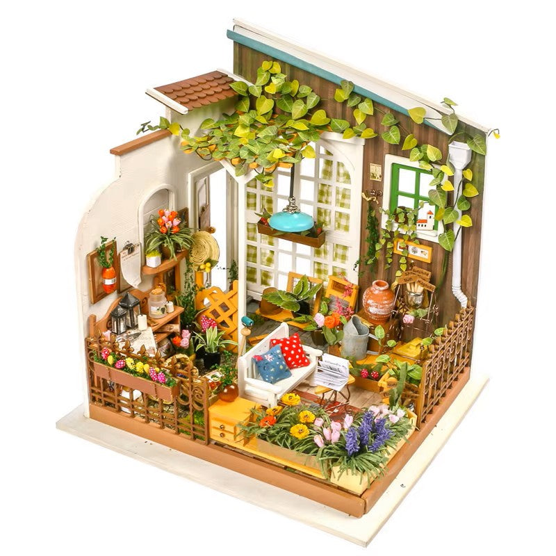 Miller's Flower DIY Miniature Wooden Dollhouse