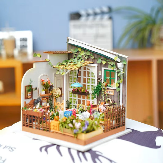 Miller's Flower DIY Miniature Wooden Dollhouse