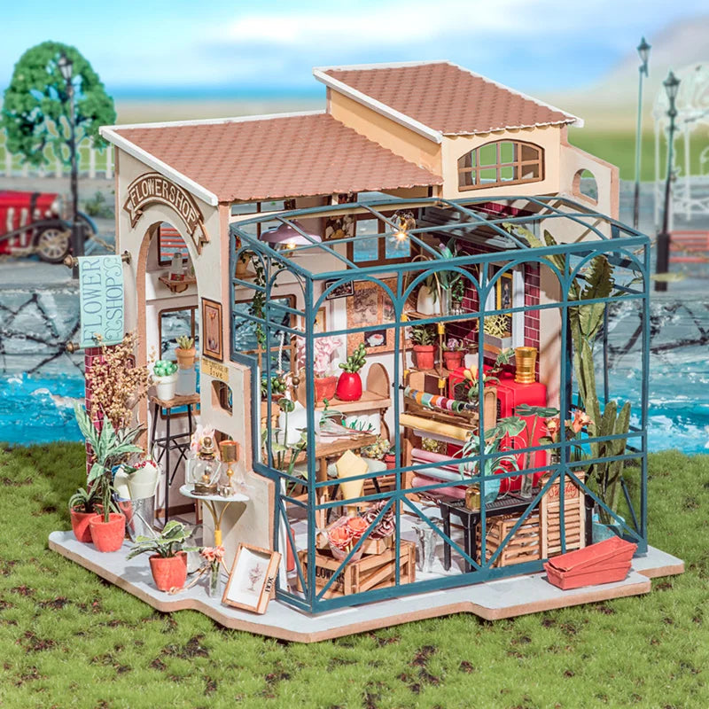 Robotime  DIY Emily's Flower Shop Doll House