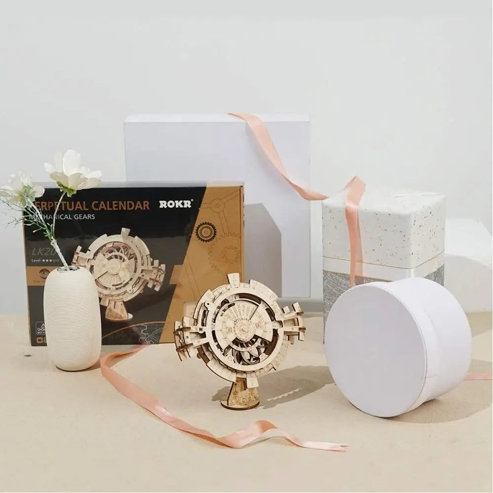 DIY Calendar Challenge: 3D Wooden Puzzle Kit for Brain Teaser Enthusiasts
