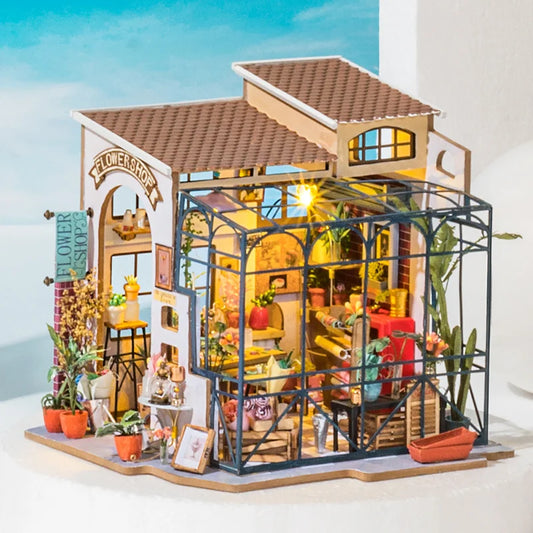 Robotime  DIY Emily's Flower Shop Doll House