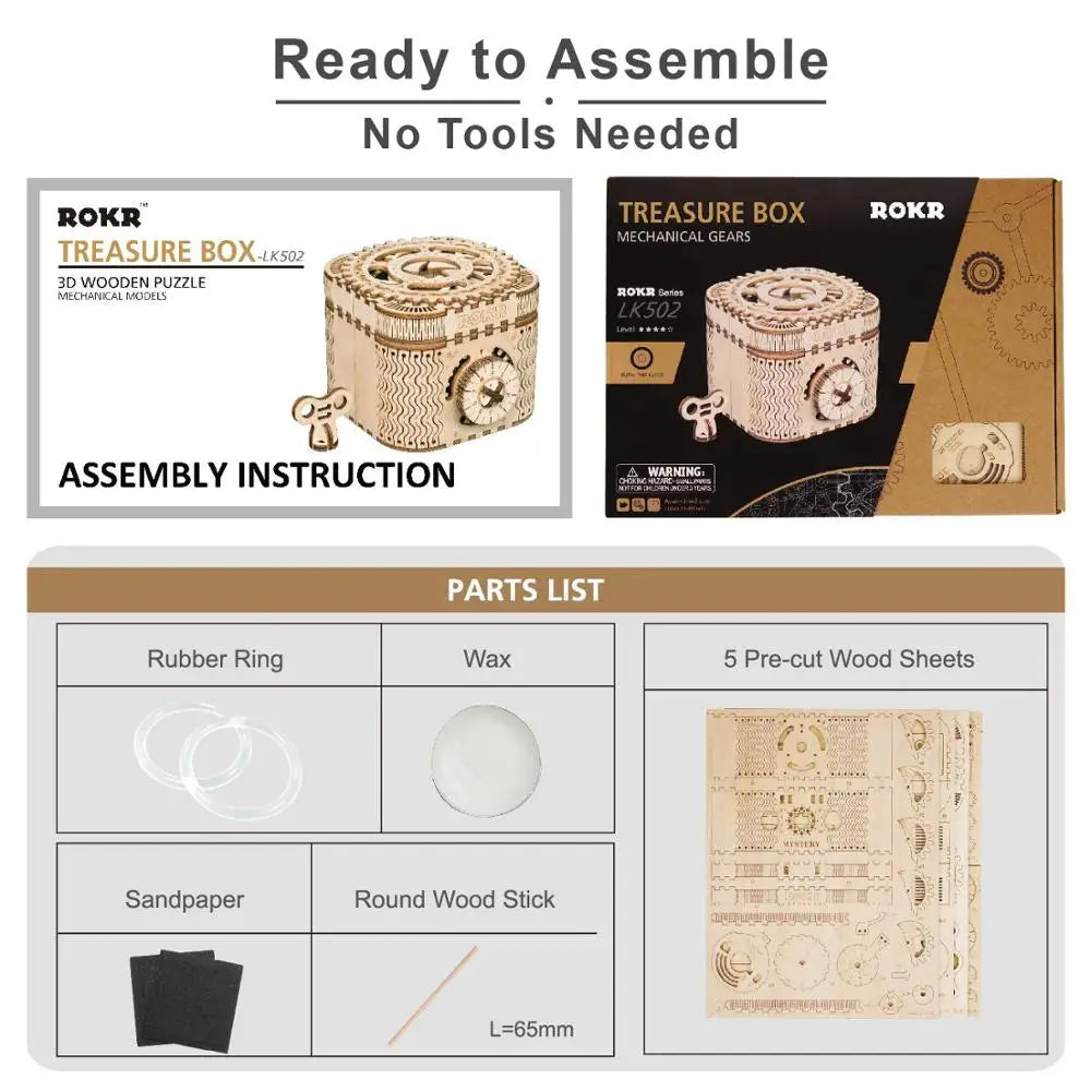Wooden Wonder: Create a Functional Treasure Box with this DIY Puzzle