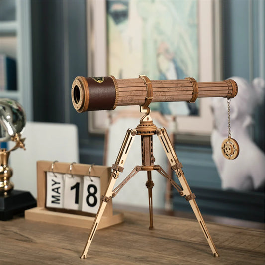 DIY  Monocular Telescope Wooden Model