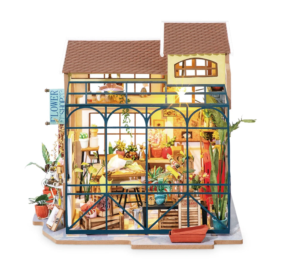 Robotime  DIY Emily's Flower Shop Doll House