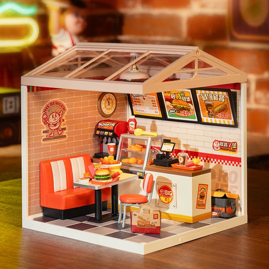 Super Creator Dollhouse Series - Yum Burgers, Cheers Bar & Sweet Sips Tea