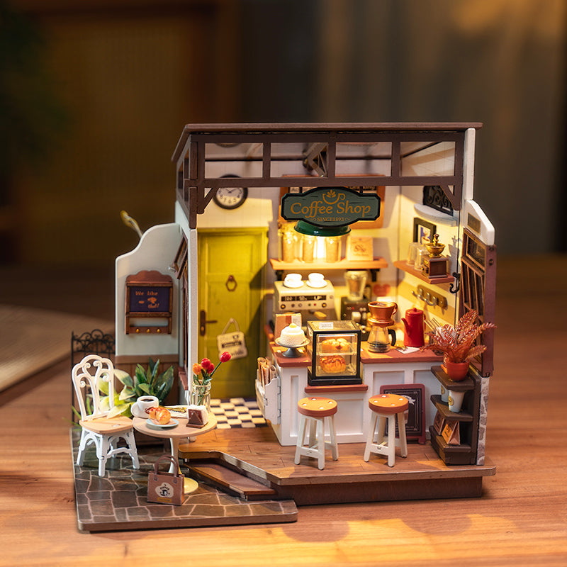 Café Miniature House DIY Kit