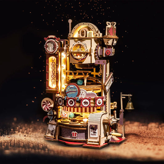 3D Wooden Puzzle Chocolate Factory