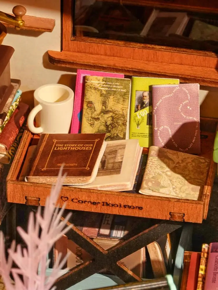 DIY Miniature House  Corner Bookstore