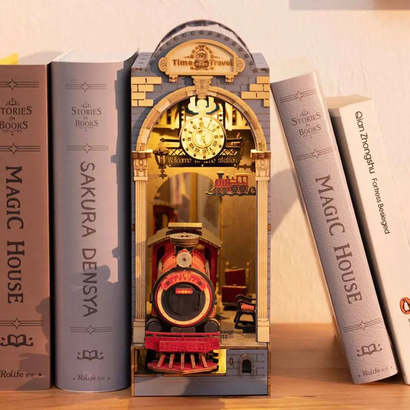 Book Nooks Series Stories in Books  DIY Wooden Miniature House Furniture