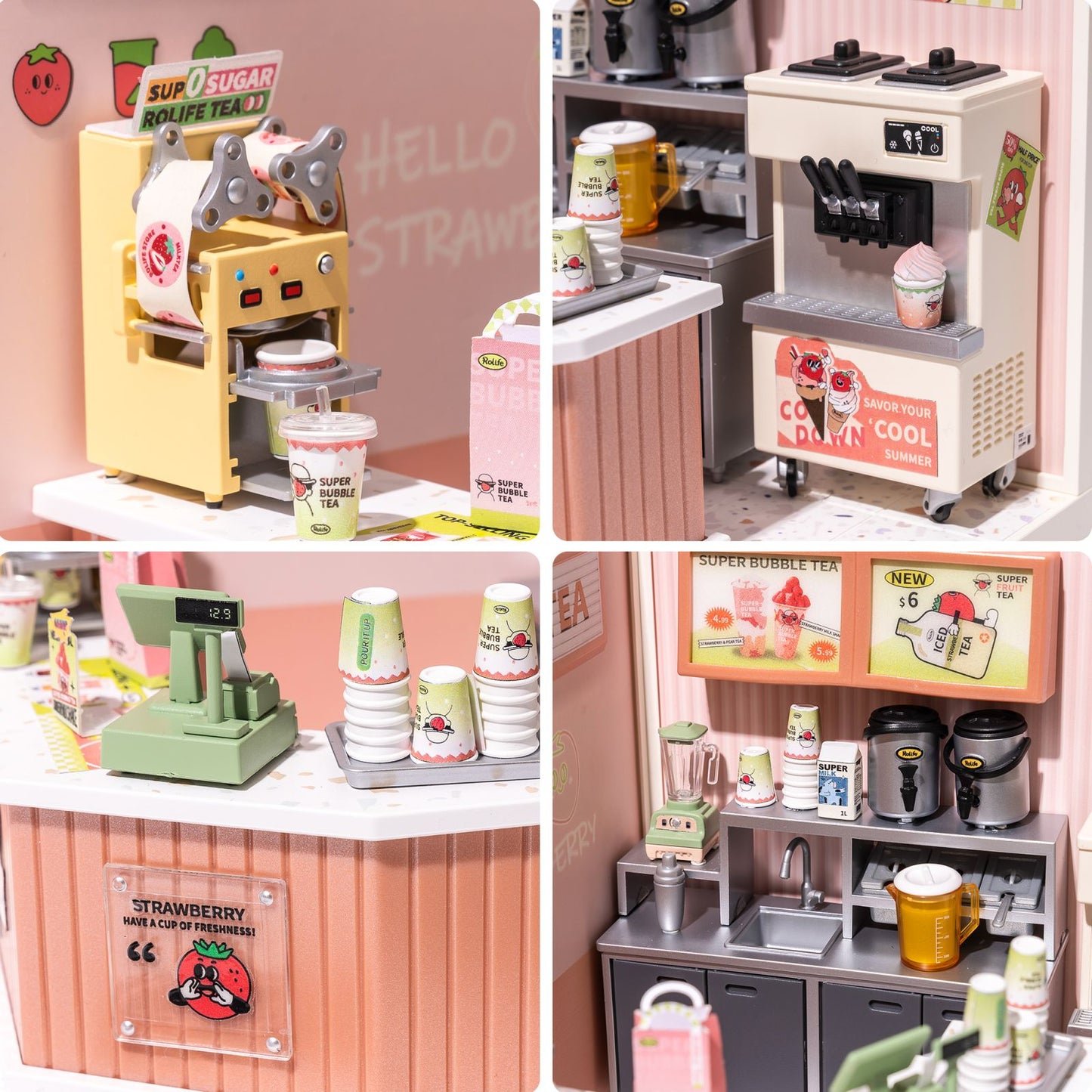 Creator Plastic Building Blocks DIY Miniature House