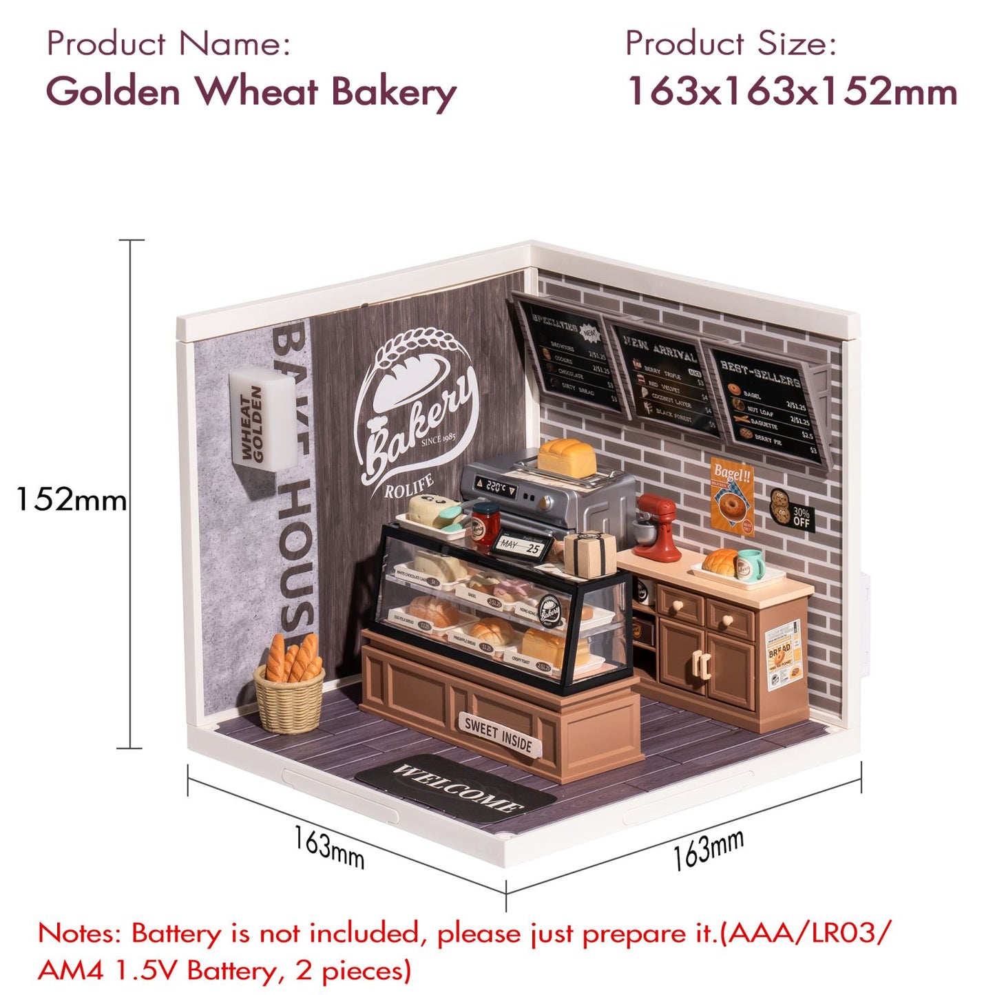 Creator Plastic Building Blocks DIY Miniature House