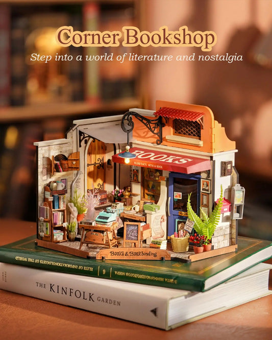 DIY Miniature House  Corner Bookstore
