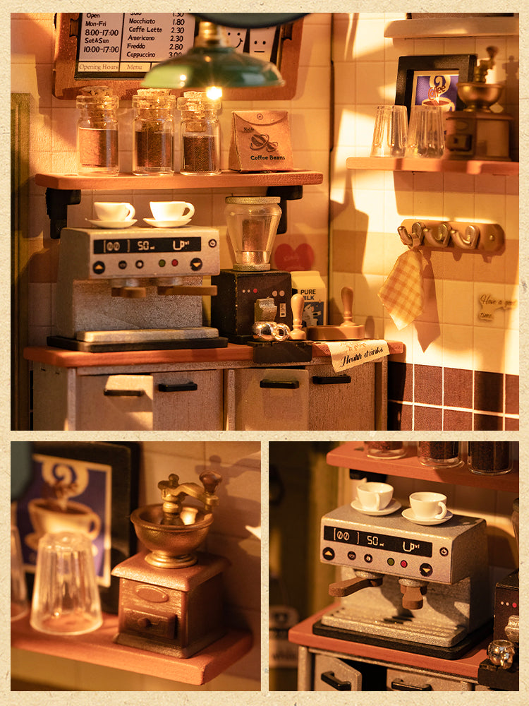 Café Miniature House DIY Kit