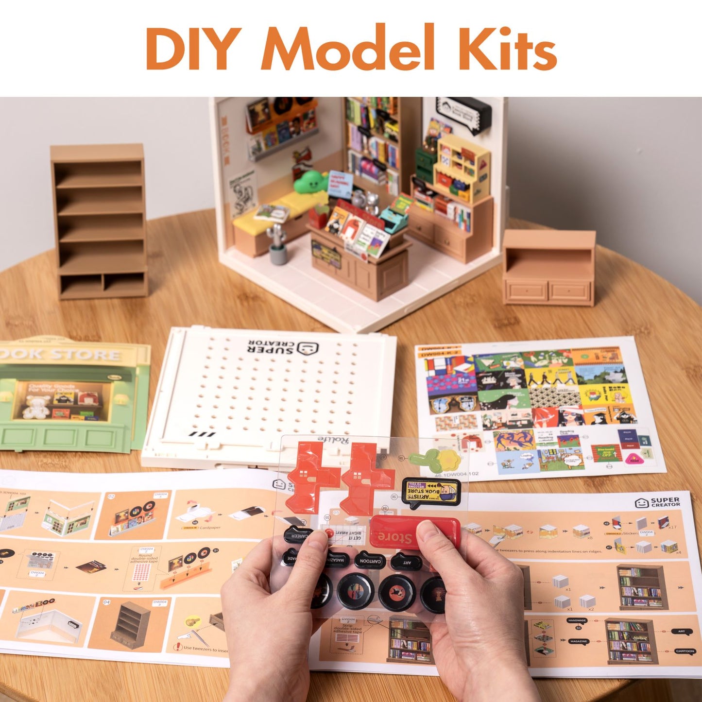 Creator Plastic Building Blocks DIY Miniature House