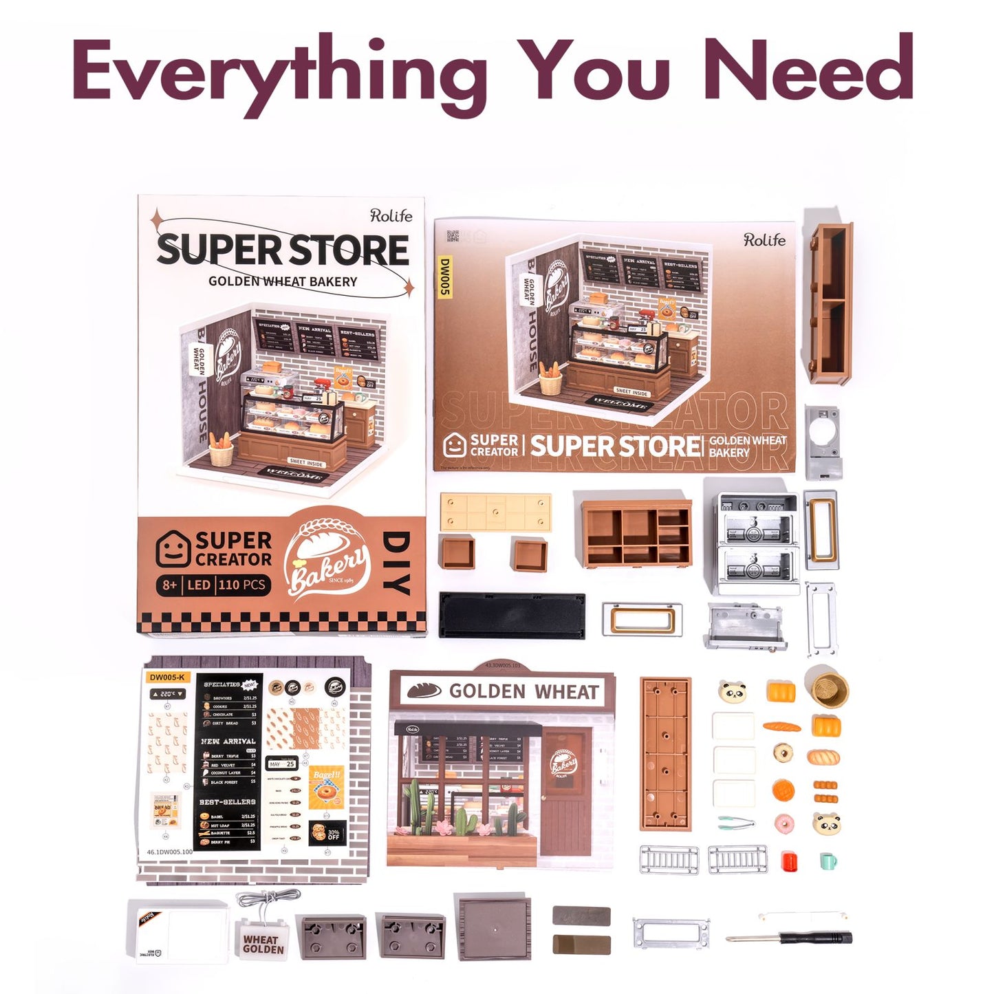 Creator Plastic Building Blocks DIY Miniature House