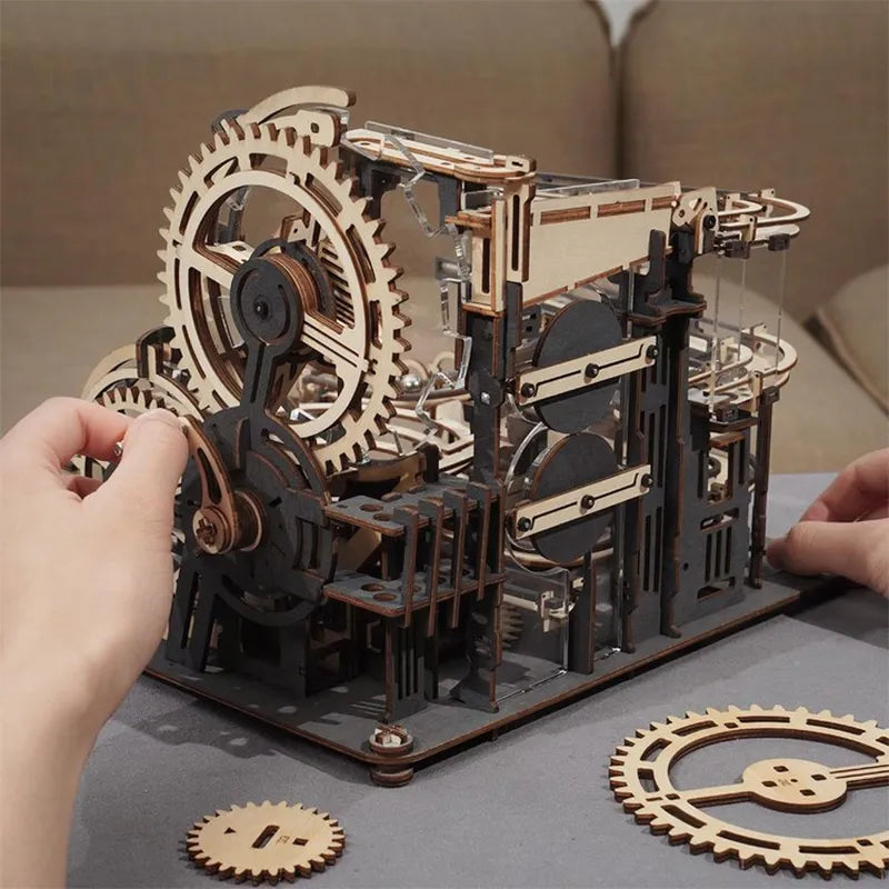 Marble Night City 3D Wooden Puzzle DIY