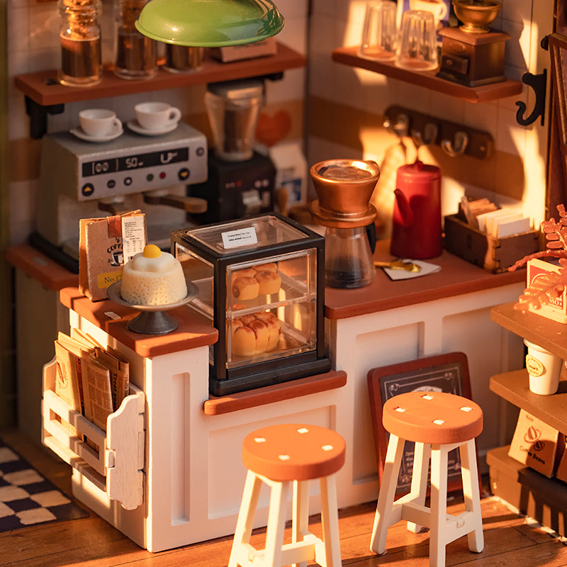 Café Miniature House DIY Kit