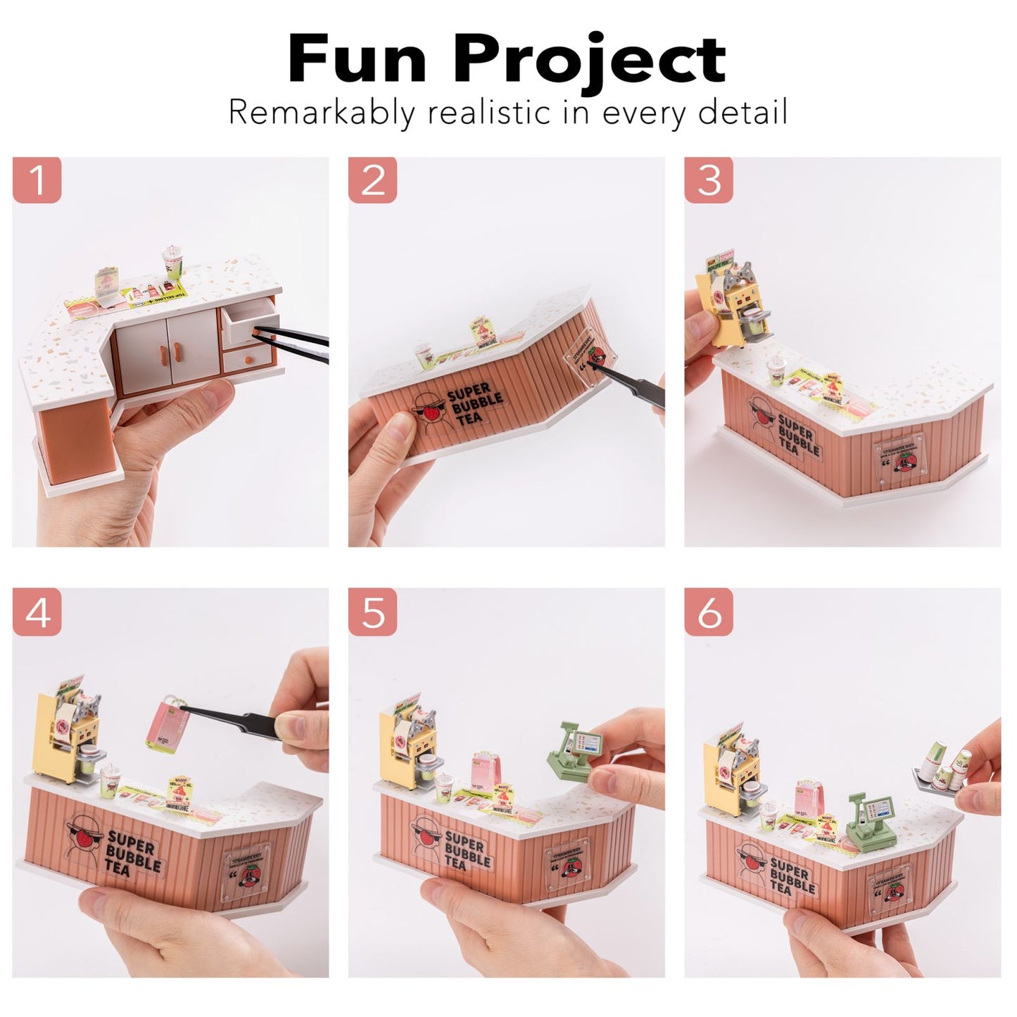 Creator Plastic Building Blocks DIY Miniature House