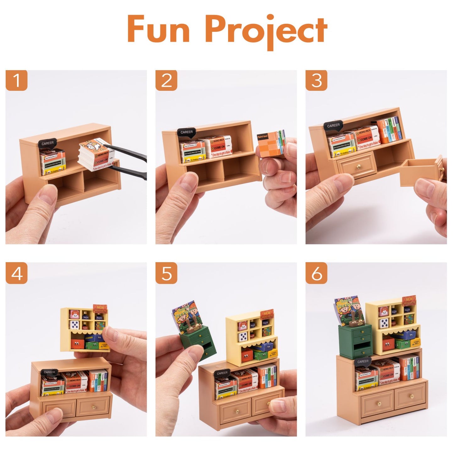 Creator Plastic Building Blocks DIY Miniature House
