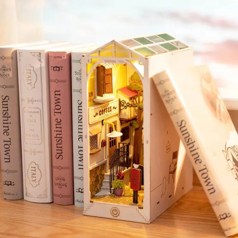 Book Nooks Series Stories in Books  DIY Wooden Miniature House Furniture
