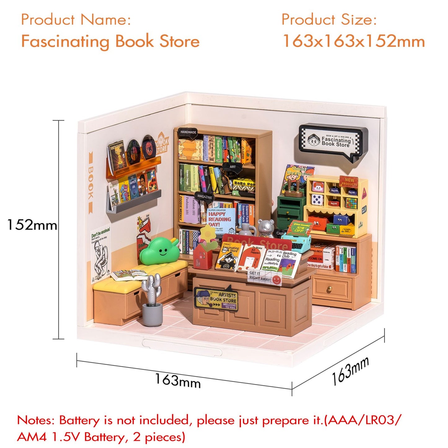Creator Plastic Building Blocks DIY Miniature House