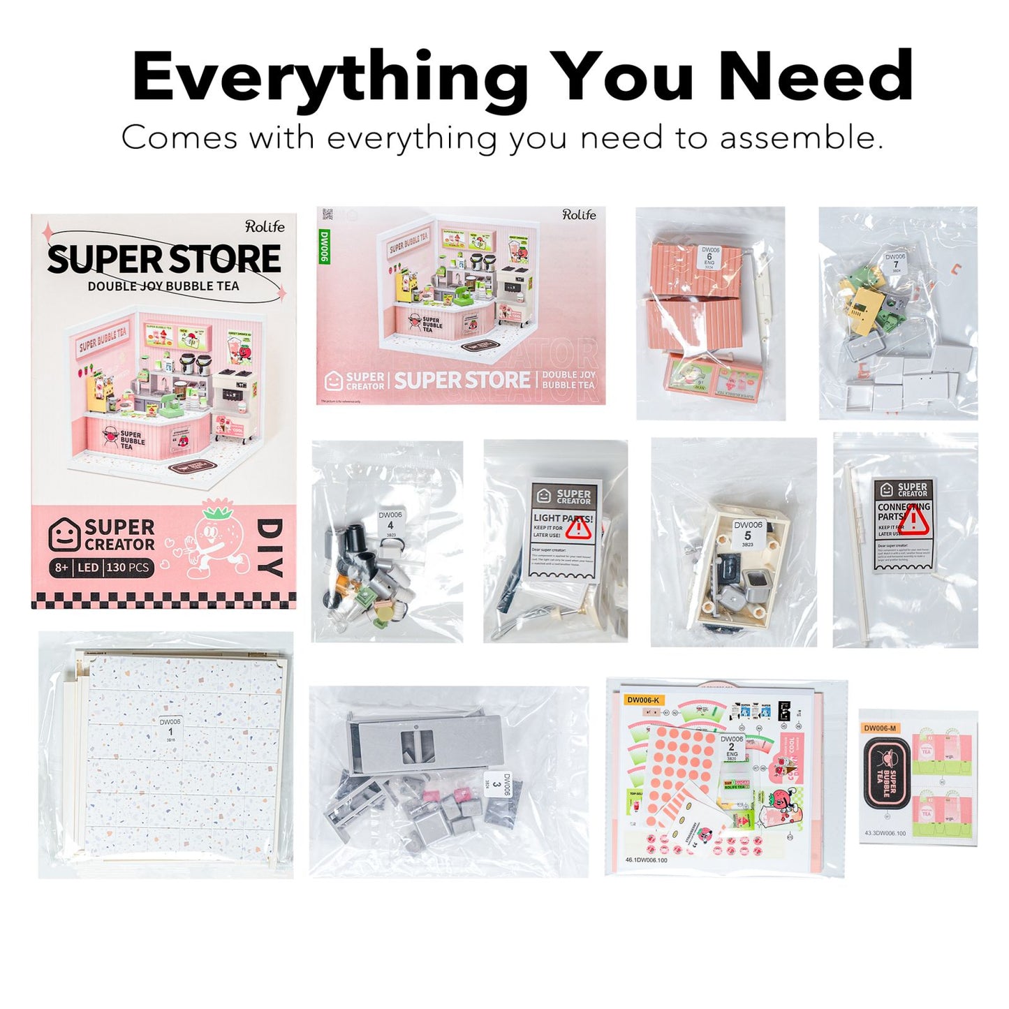 Creator Plastic Building Blocks DIY Miniature House