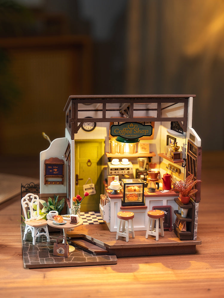 Café Miniature House DIY Kit