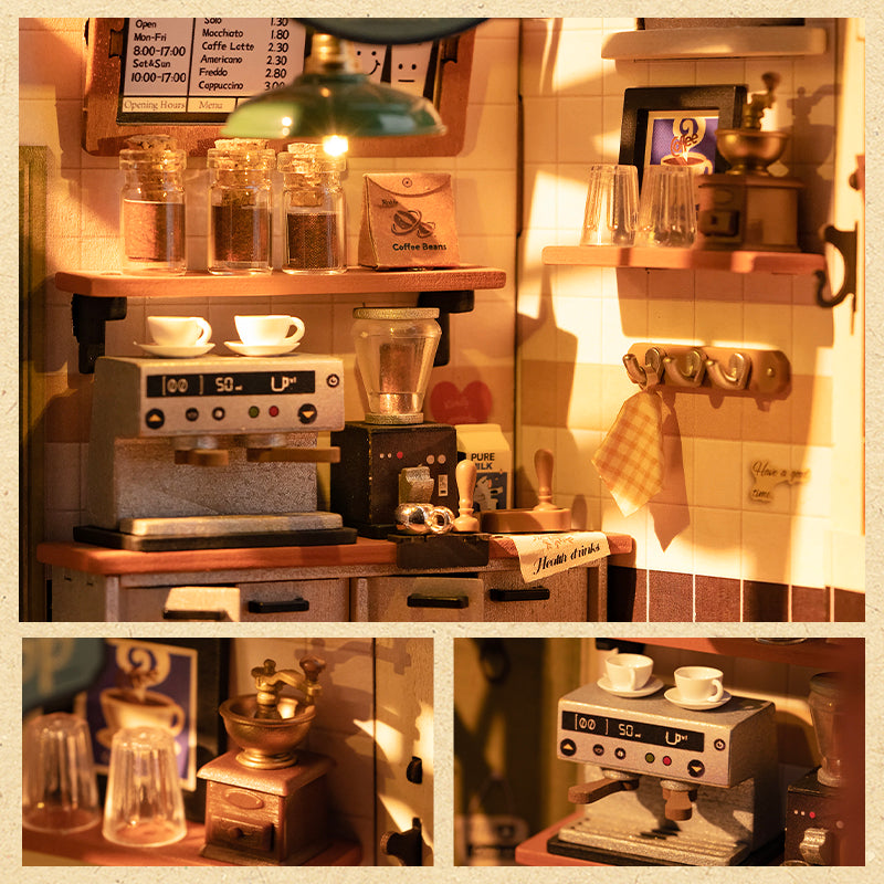 Café Miniature House DIY Kit