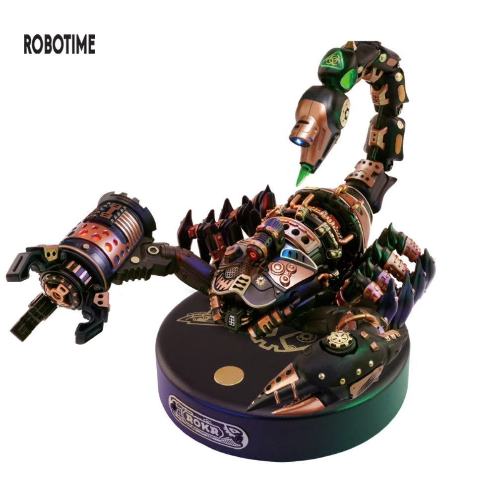 Rokr Scorpion 3D DIY Puzzle with Motor and Light Fun Interactive Model