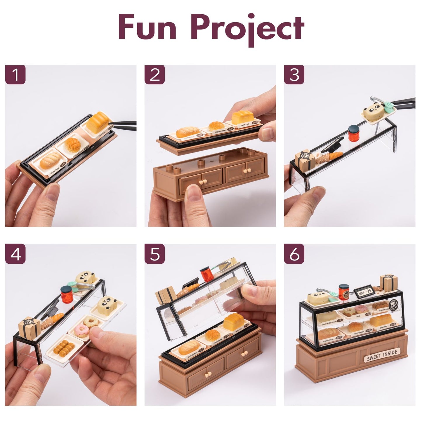 Creator Plastic Building Blocks DIY Miniature House