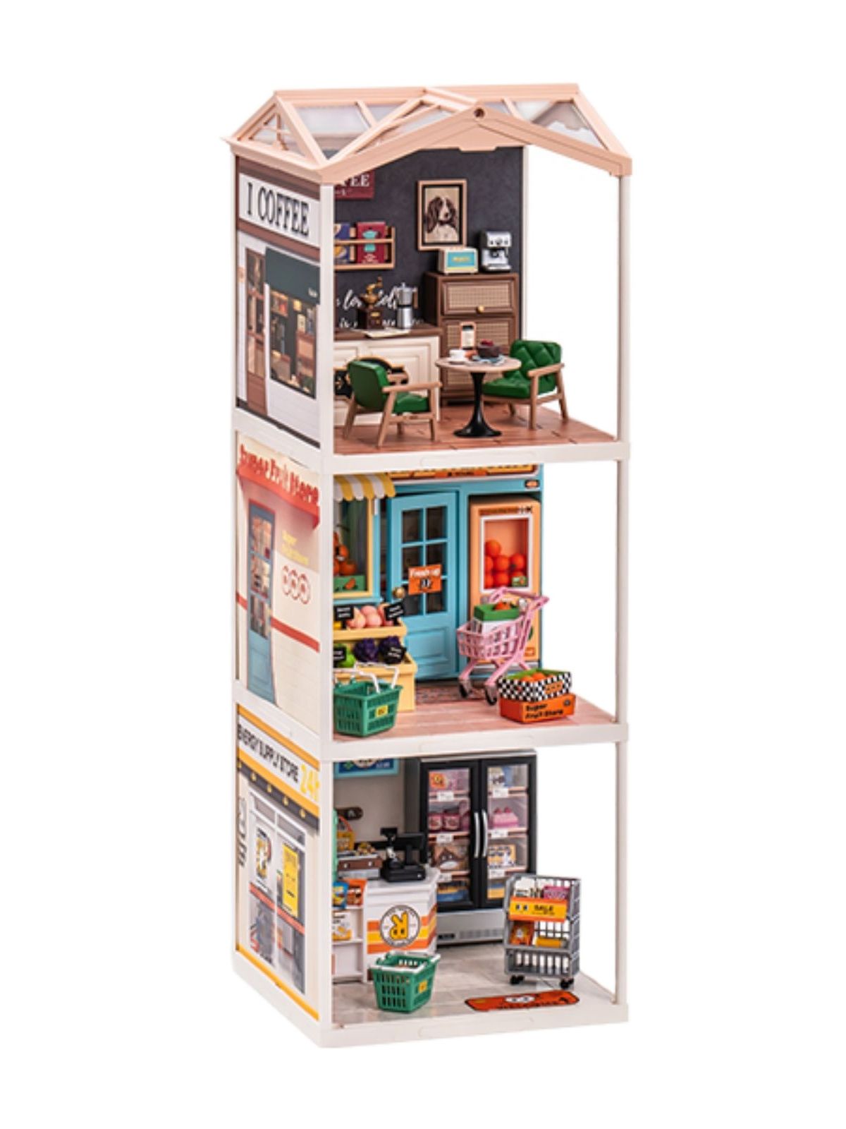 Creator Plastic Building Blocks DIY Miniature House
